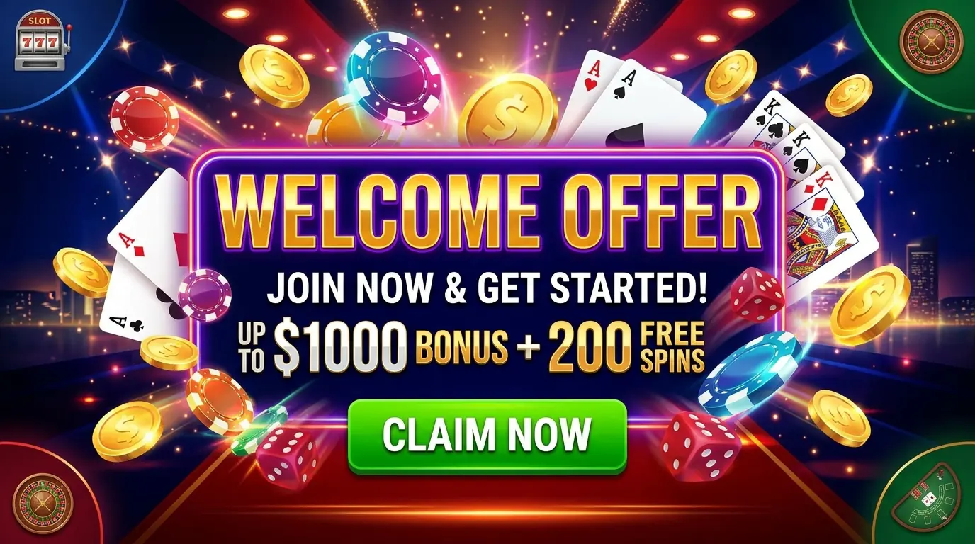 Simppeli casino tervetuliaistarjous